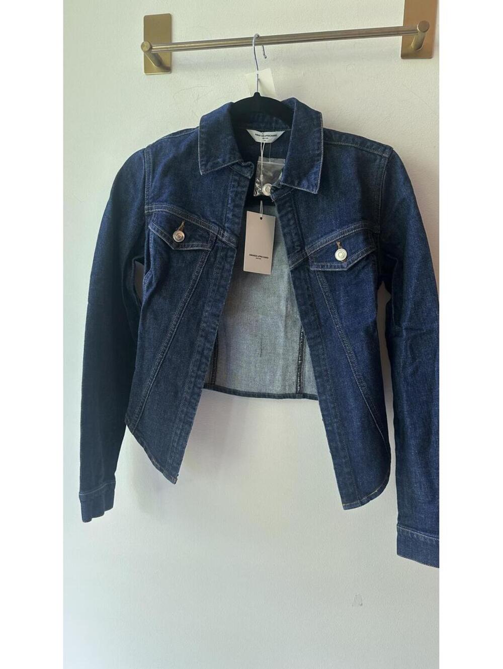 Amanda Uprichard Dark Wash Denim Jacket 16” P2P XS | 450